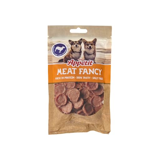 COMFY Appetit Meat Fancy Hundesnack - Hundeleckerli Lamm-Keks, Getreidefrei, 600g (6x100g) - Ideal für Training & Belohnung von Comfy