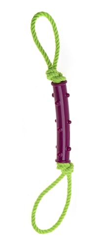 Comfy - Robbi Hundespielzeug Kunststoff & Kordel (Stick VIO+Color Rope X) von Comfy