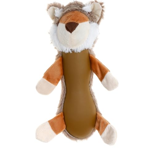 Comfy Slimmy Hundespielzeug - Niedliche Plüschfiguren für Welpen und Junghunde (Fox, 27CM) von Comfy