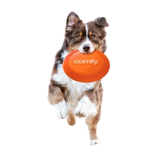 Comfy Super Fly Disc - Schwimmfähiges Hundespielzeug für interaktiven Spaß (18 cm) von Comfy