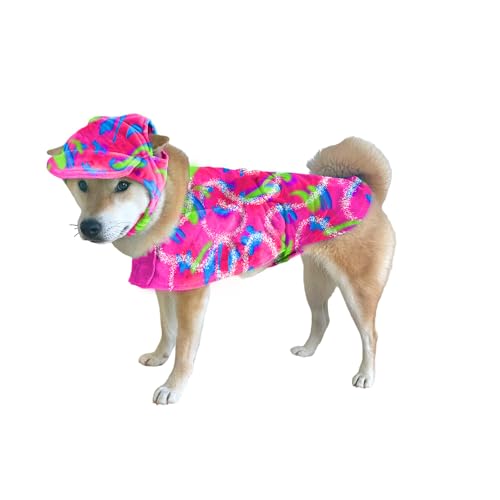 ComfyCamper 80er 90er Jahre Hundekostüm Strandumhang Visier Hut - Welpe Katze Workout Rollerblade Malibu Ken Film Halloween Cosplay, M ComfyCamper 80er 90er Jahre Hundekostüm Strandumhang Visier Hut - Welpe Katze Workout Rollerblade Malibu Ken Film Halloween Cosplay, M von ComfyCamper