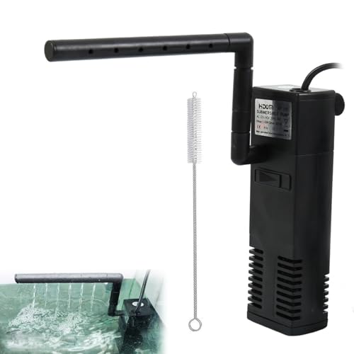 Comioke Aquarium Filter, 4W Aquarienfilter, Aquariumfilter, 300L/H Aquarium Filterpumpe, Einstellbarer Durchfluss Aquarienfilter, mit Sprühstab und Kleine Bürste für 60L Aquarium, Schwarz Comioke Aquarium Filter, 4W Aquarienfilter, Aquariumfilter, 300L/H Aquarium Filterpumpe, Einstellbarer Durchfluss Aquarienfilter, mit Sprühstab und Kleine Bürste für 60L Aquarium, Schwarz von Comioke