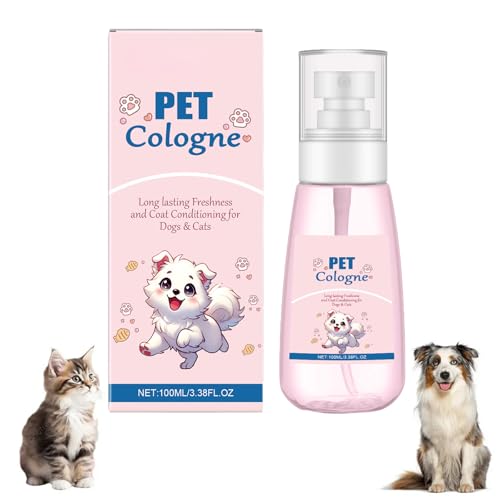 Comioke Hundeparfüm, Parfüm für Hunde & Katzen, Hundeparfüm Spray, Parfum für Hunde und Katzen, Langanhaltendes Deodorant - 100 ml von Comioke