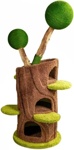 CommSin 2-in-1 Katzen- & Kratzbaum mit vertikalem Design: Verstärkte Bodenplatte, Schlafhaus, Apfelholz-Säule & Sprungplattformen – Platzsparender Indoor-Spielplatz für mehrere Katzen. CommSin 2-in-1 Katzen- & Kratzbaum mit vertikalem Design: Verstärkte Bodenplatte, Schlafhaus, Apfelholz-Säule & Sprungplattformen – Platzsparender Indoor-Spielplatz für mehrere Katzen. von CommSin