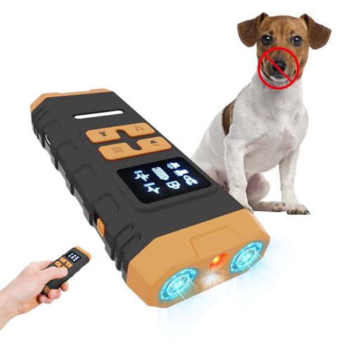 Comodico Hunde-Bell-Abschreckungsgerät, wiederaufladbar, 2 Modi, Ultraschall-Anti-Bell-Geräte, 18,3 m, mit HD-Display und COB-Taschenlampe, humanes, sicheres Hunde-Bellschild für drinnen und draußen Comodico Hunde-Bell-Abschreckungsgerät, wiederaufladbar, 2 Modi, Ultraschall-Anti-Bell-Geräte, 18,3 m, mit HD-Display und COB-Taschenlampe, humanes, sicheres Hunde-Bellschild für drinnen und draußen von Comodico