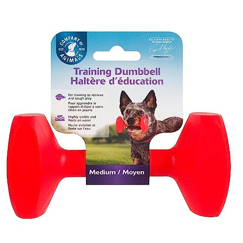 COMPANY OF ANIMALS Training Dumbbell, schwimmt, lange Wurfweite, klassisches Apportierspielzeug, für Jagdhund- und Welpentraining. Beständig & Robust. Für mittelgroße Hunde & Welpen (Größe M) COMPANY OF ANIMALS Training Dumbbell, schwimmt, lange Wurfweite, klassisches Apportierspielzeug, für Jagdhund- und Welpentraining. Beständig & Robust. Für mittelgroße Hunde & Welpen (Größe M) von Company of Animals
