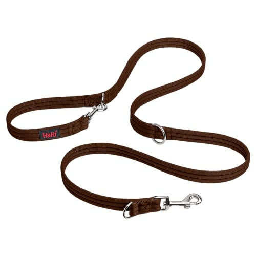 HALTI Doppelführleine - Multifunktionale Hundeleine zum Trainieren und Gassigehen mit Ihrem Hund. Leicht und mit Neopren gepolsterte. Für Welpen geeignet (Größe Groß, Walnussbraun, 2m) HALTI Doppelführleine - Multifunktionale Hundeleine zum Trainieren und Gassigehen mit Ihrem Hund. Leicht und mit Neopren gepolsterte. Für Welpen geeignet (Größe Groß, Walnussbraun, 2m) von Company of Animals