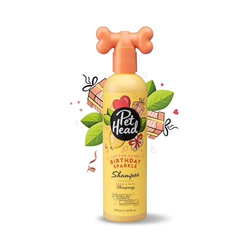 Pet Head Birthday Sparkle Hundeshampoo | Zuckerwatte-Duft | Pflegt und beruhigt empfindliche Haut | Geburtstagsgeschenk für einen Hund | Vegan | Sanfte Formel für Hunde und Welpen | 300ml Pet Head Birthday Sparkle Hundeshampoo | Zuckerwatte-Duft | Pflegt und beruhigt empfindliche Haut | Geburtstagsgeschenk für einen Hund | Vegan | Sanfte Formel für Hunde und Welpen | 300ml von Company of Animals