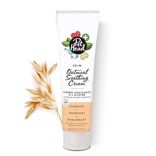 Pet Head Health Hafer Beruhigungssalbe für Hunde | Duftfrei | Macht Weich, Stellt Wieder Her und Hydratisiert Intensiv | Geeignet für alle Hauttypen, Nasen, Pfoten und Falten (85 ml) von Company of Animals