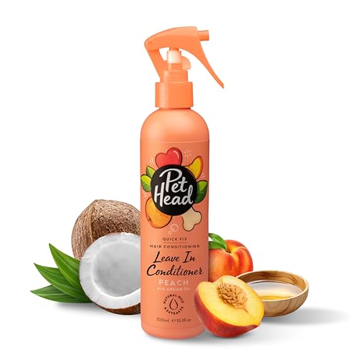 Pet Head Quick Fix Leave-In Conditioner Entwirrungsspray für Hunde | Pfirsichduft | Repariert, Entwirrt und Macht | Geeignet für nasses oder trockenes Hundehaar | Kein Ausspülen erforderlich | 300 ml von Company of Animals