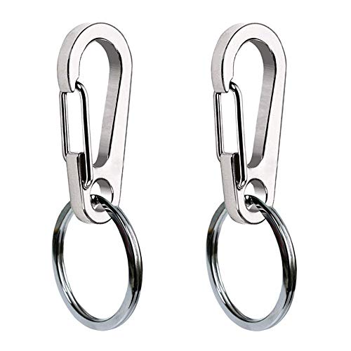 COMTIM Hundemarken-Clips, Edelstahl, robust, Schnell-Clips, Haustier-ID-Tag-Halter für Hunde/Katzenhalsband und Geschirr, 2 Stück COMTIM Hundemarken-Clips, Edelstahl, robust, Schnell-Clips, Haustier-ID-Tag-Halter für Hunde/Katzenhalsband und Geschirr, 2 Stück von Comtim