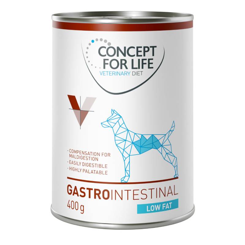 Concept for Life Veterinary Diet Gastro Intestinal Low Fat - 6 x 400 g von Concept for Life VET
