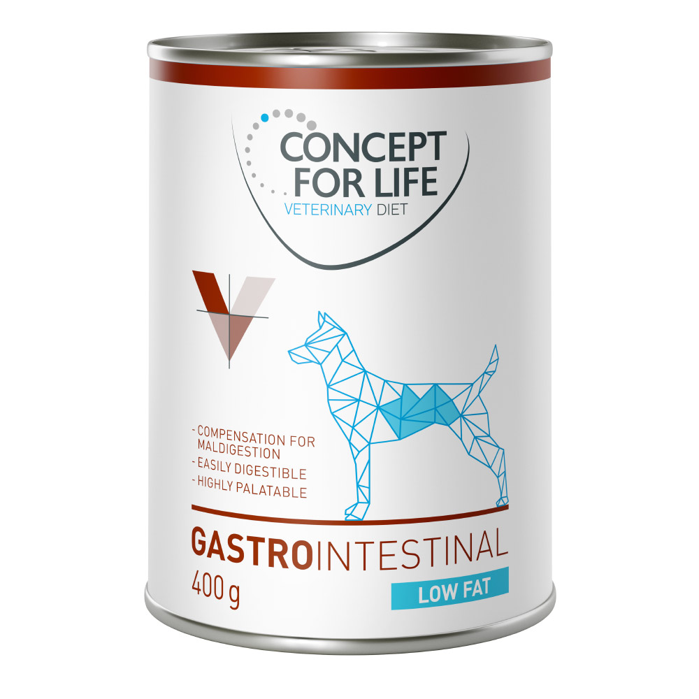 Concept for Life Veterinary Diet Gastro Intestinal Low Fat - Sparpaket: 24 x 400 g von Concept for Life VET