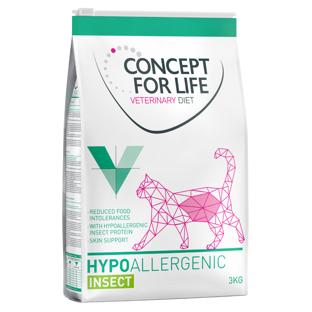 Concept for Life Veterinary Diet Hypoallergenic Insect - 3 kg Concept for Life Veterinary Diet Hypoallergenic Insect - 3 kg von Concept for Life VET