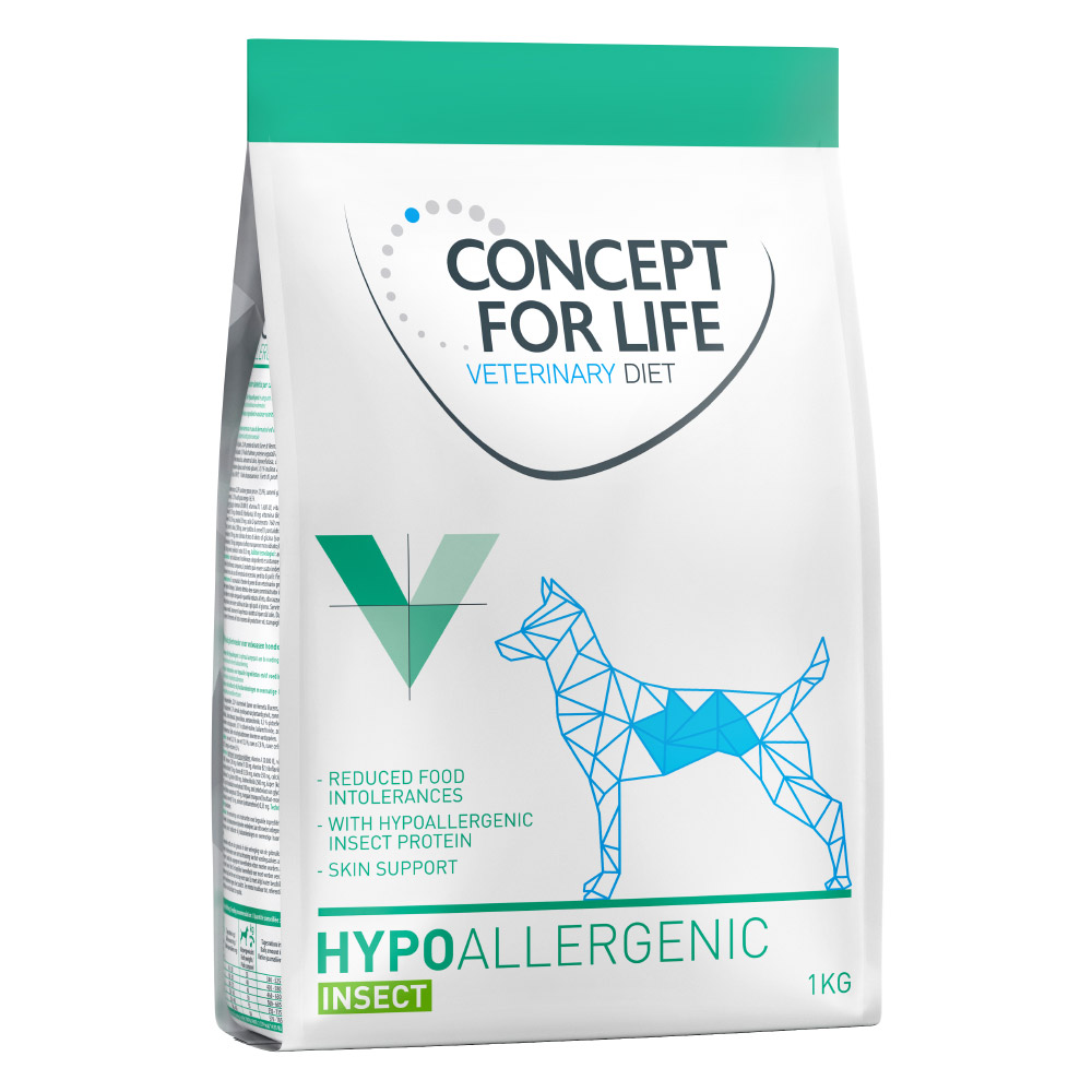 Concept for Life Veterinary Diet Hypoallergenic Insect Hundefutter - 4 kg Concept for Life Veterinary Diet Hypoallergenic Insect Hundefutter - 4 kg von Concept for Life VET