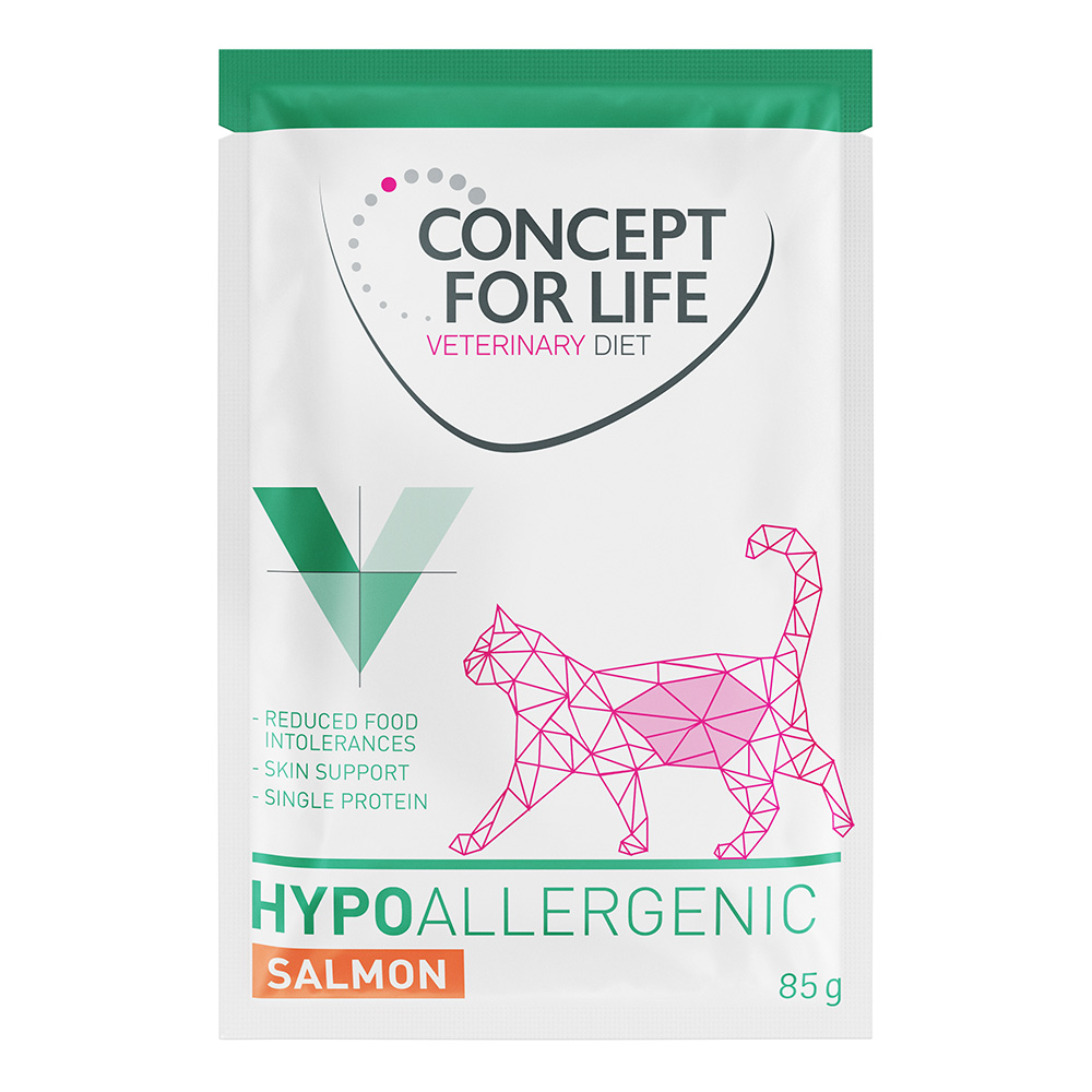 Concept for Life Veterinary Diet Hypoallergenic Lachs - Sparpaket: 24 x 85 g Concept for Life Veterinary Diet Hypoallergenic Lachs - Sparpaket: 24 x 85 g von Concept for Life VET