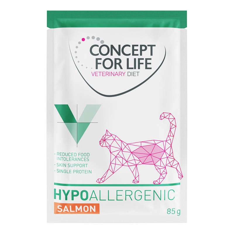 Concept for Life Veterinary Diet Hypoallergenic Lachs  - Sparpaket: 24 x 85 g von Concept for Life VET