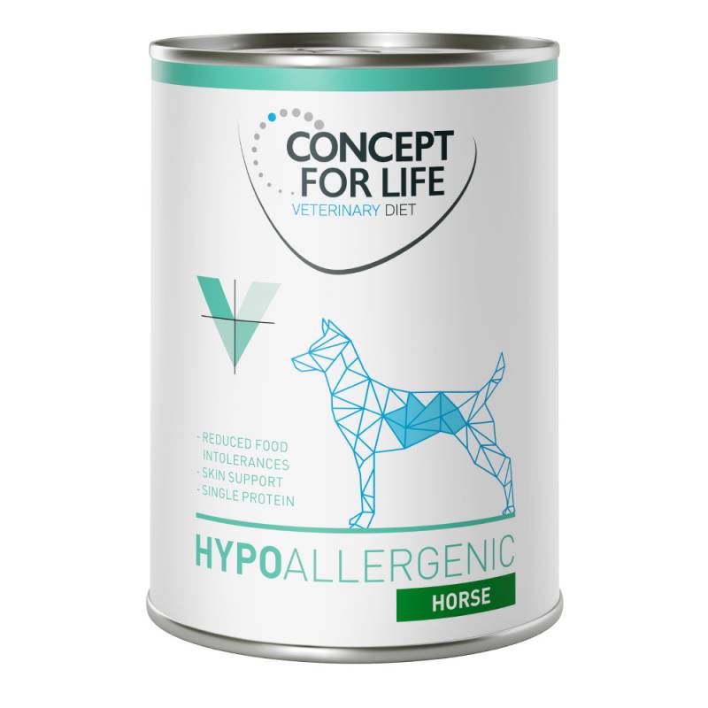 Concept for Life Veterinary Diet Hypoallergenic Pferd - Sparpaket: 12 x 400 g von Concept for Life VET