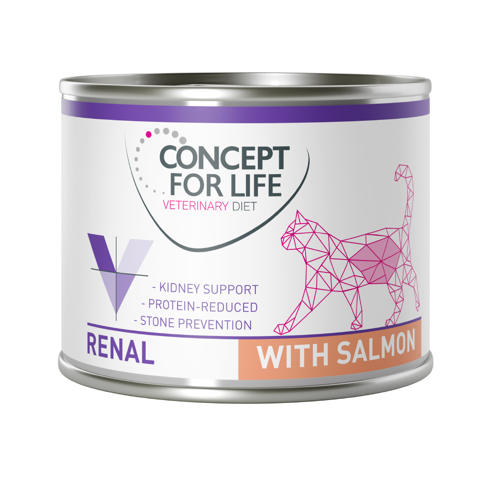 Concept for Life Veterinary Diet Renal mit Lachs - 24 x 200 g Concept for Life Veterinary Diet Renal mit Lachs - 24 x 200 g von Concept for Life VET