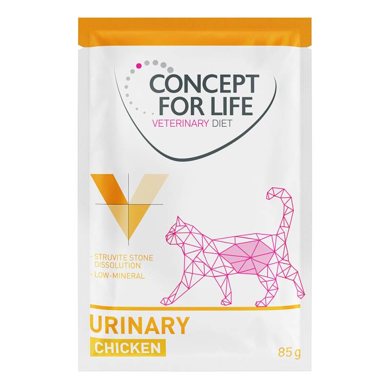 Concept for Life Veterinary Diet Urinary Huhn - Sparpaket: 24 x 85 g von Concept for Life VET