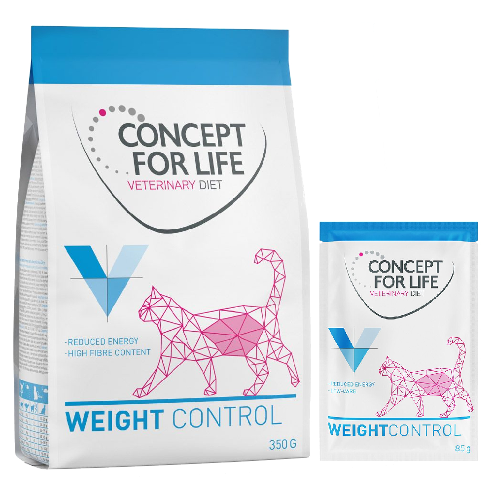 Kombi-Paket: Concept for Life Veterinary Diet Weight Control - 350 g Trockenfutter + 12 x 85 g Nassfutter Kombi-Paket: Concept for Life Veterinary Diet Weight Control - 350 g Trockenfutter + 12 x 85 g Nassfutter von Concept for Life VET