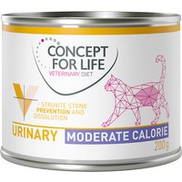 Sparpaket Concept for Life Veterinary Diet 24 x 200 g/185 g - Urinary Moderate Calorie Huhn 24 x 200 g von Concept for Life VET