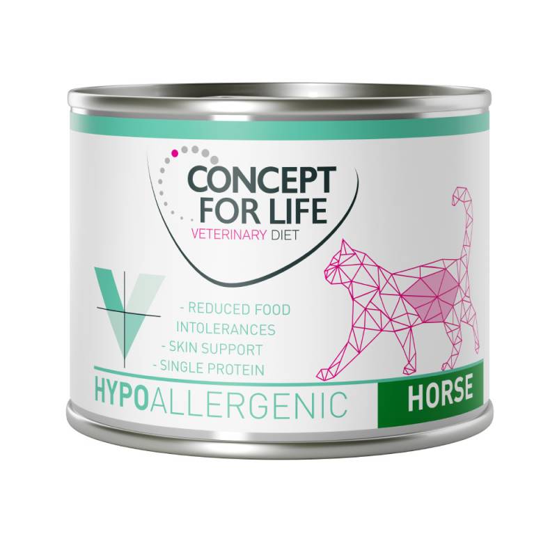 Sparpaket Concept for Life Veterinary Diet 24 x 200 g /185 g   - Hypoallergenic Pferd (24 x 200 g) von Concept for Life VET