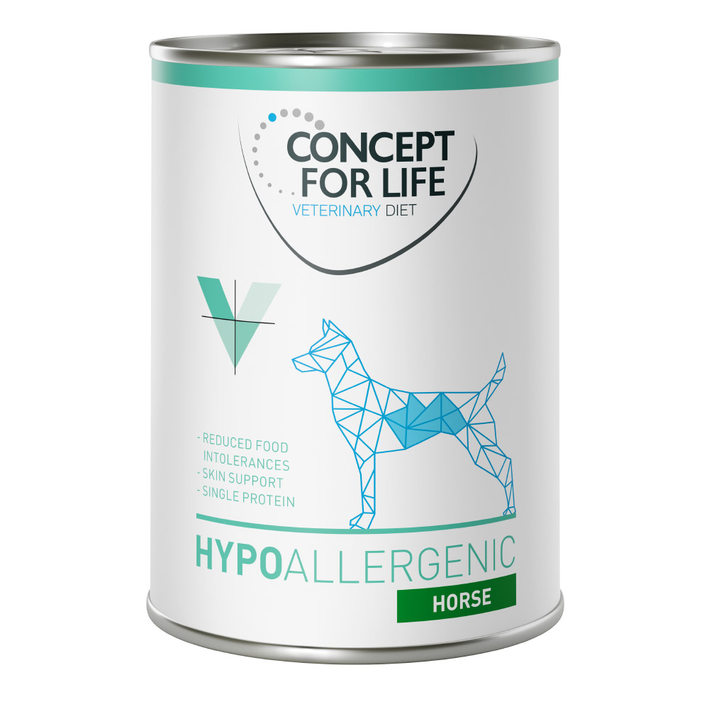 Sparpaket Concept for Life Veterinary Diet 24 x 400 g - Hypoallergenic Pferd von Concept for Life VET