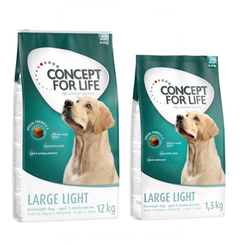 1,5 kg gratis! 13 ,5 kg Concept for Life - Large Light 1,5 kg gratis! 13 ,5 kg Concept for Life - Large Light von Concept for Life