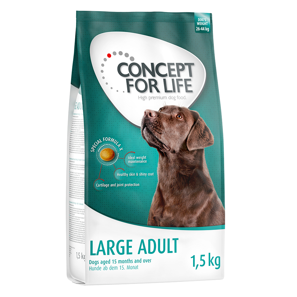 1 kg / 1,5 kg Concept for Life zum Probierpreis! - 1.5 kg Large Adult von Concept for Life