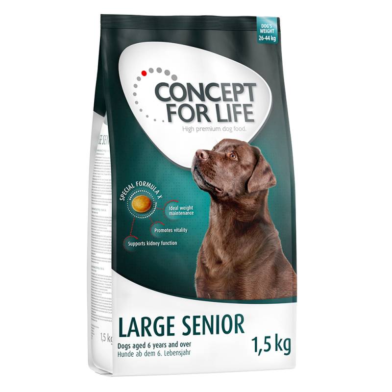 1 kg / 1,5 kg Concept for Life zum Probierpreis! - 1.5 kg Large Senior von Concept for Life