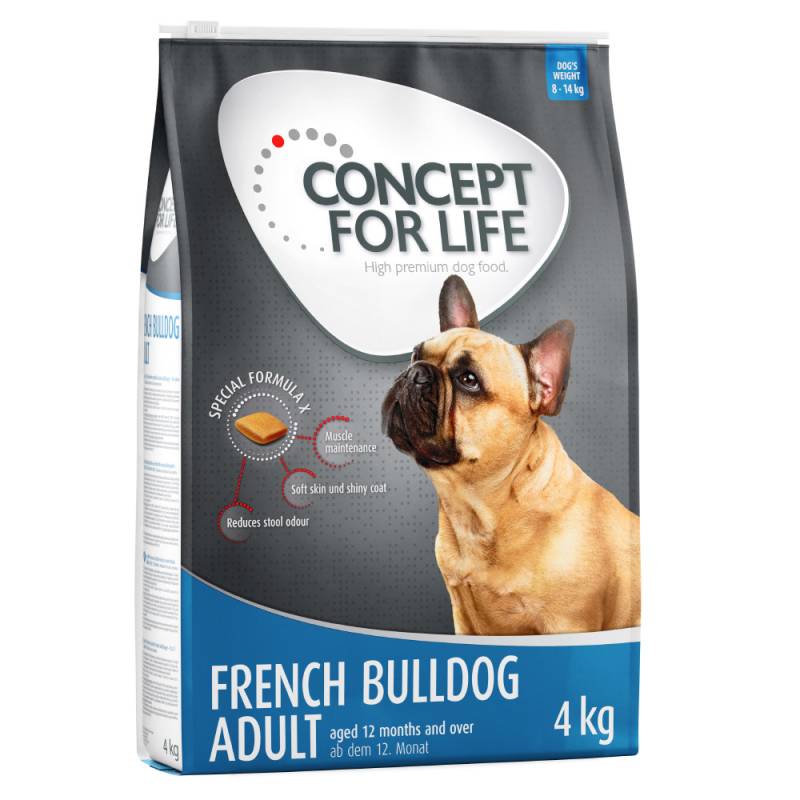 2 x 12 kg / 4 kg Concept for Life Adult zum Sonderpreis! - French Bulldog  (2 x 4 kg) von Concept for Life