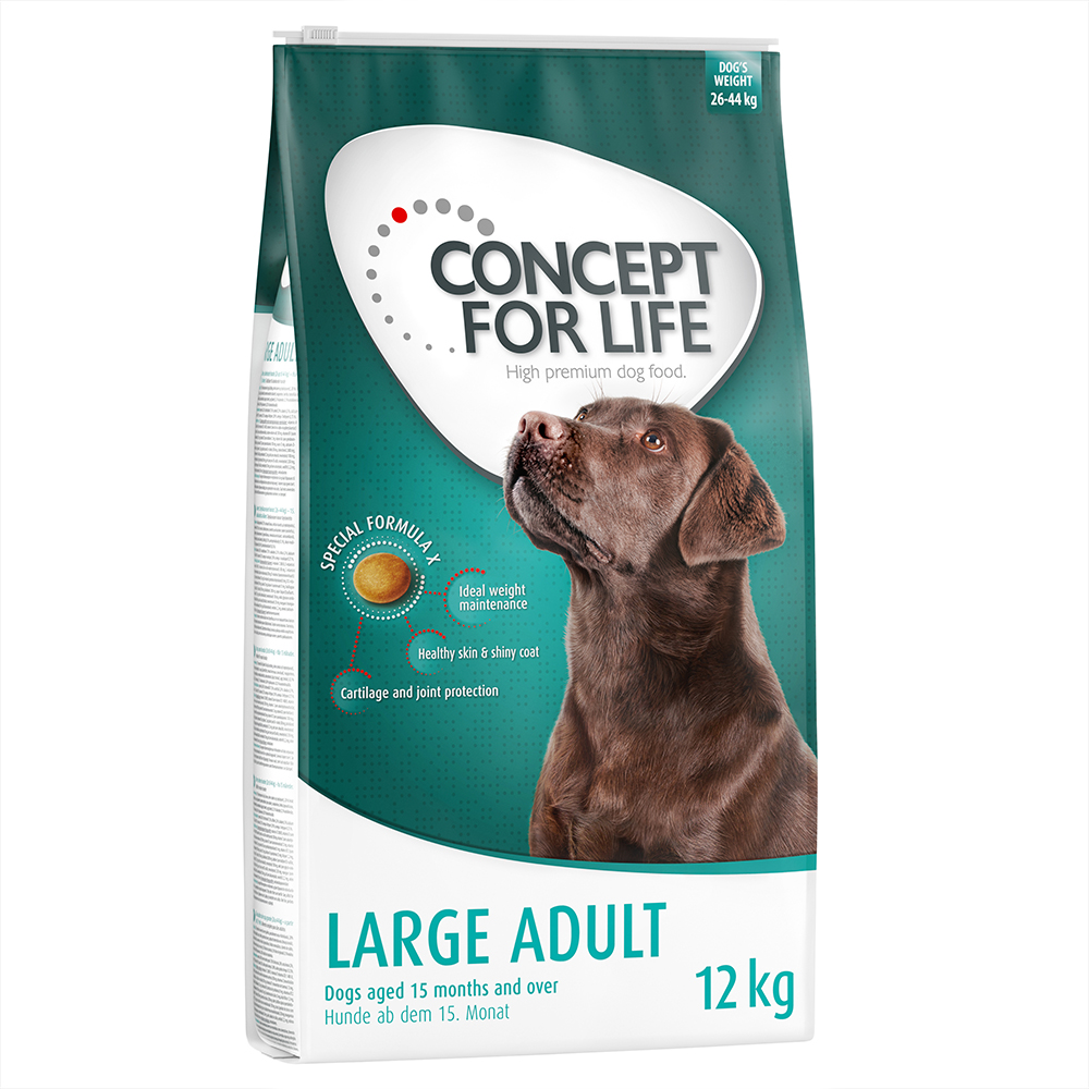 2 x 12 kg / 4 kg Concept for Life Adult zum Sonderpreis! - Large Adult (2 x 12 kg) von Concept for Life