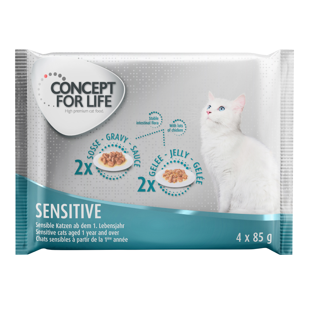 4 x 85 g Concept for Life zum Probierpreis! - Sensitive 4 x 85 g Concept for Life zum Probierpreis! - Sensitive von Concept for Life