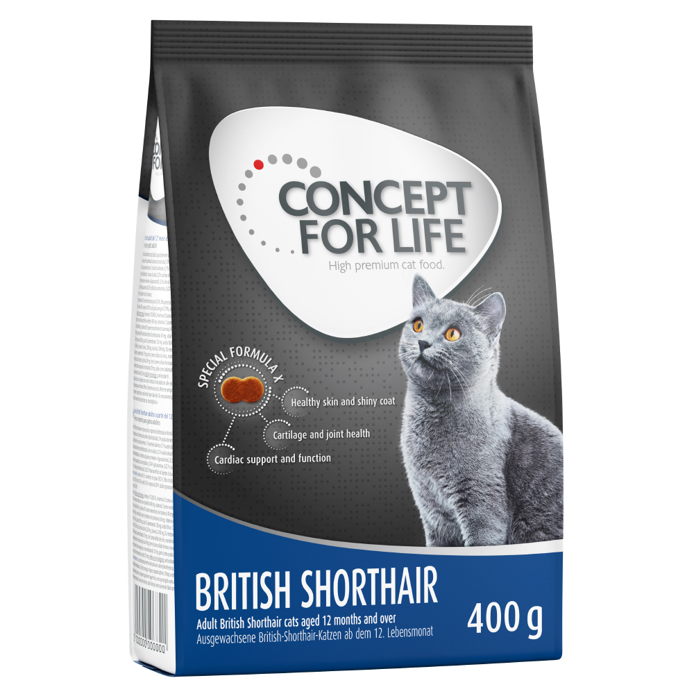 400 g Concept for Life zum Sonderpreis! - British Shorthair Adult von Concept for Life
