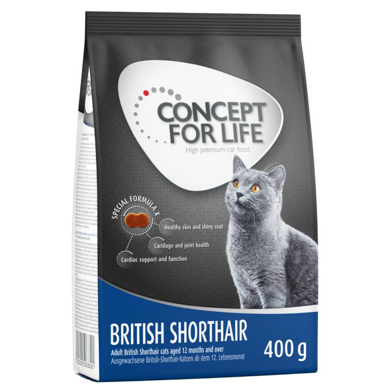 400 g Concept for Life zum Sonderpreis! - British Shorthair Adult von Concept for Life
