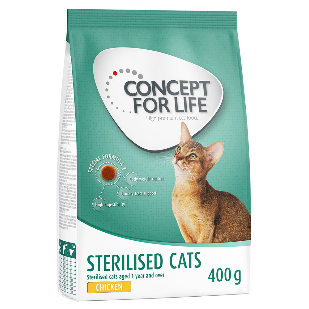 400 g Concept for Life zum Sonderpreis! -  Sterilised mit Huhn von Concept for Life