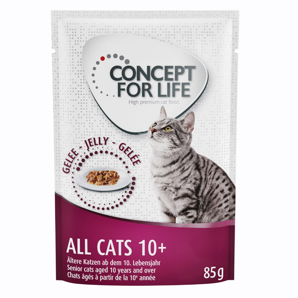 Concept for Life All Cats 10+ - in Gelee - 24 x 85 g von Concept for Life
