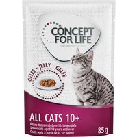 Concept for Life All Cats 10+ - in Gelee - 48 x 85 g von Concept for Life