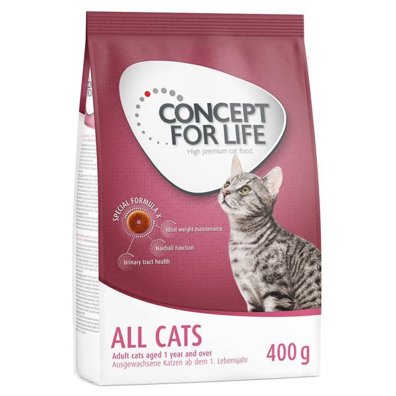 Concept for Life All Cats - Verbesserte Rezeptur! - 400 g von Concept for Life