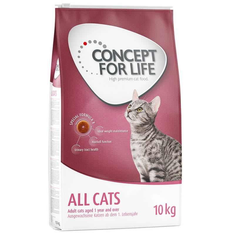 Concept for Life All Cats - Adult Katzenfutter - Sparpaket 2 x 10 kg von Concept for Life