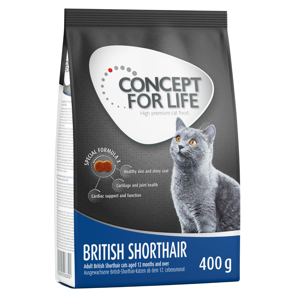 Concept for Life British Shorthair Adult - Verbesserte Rezeptur! - 400 g von Concept for Life