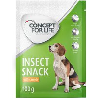Concept for Life Insect Snack mit Karotte - 3 x 100 g von Concept for Life