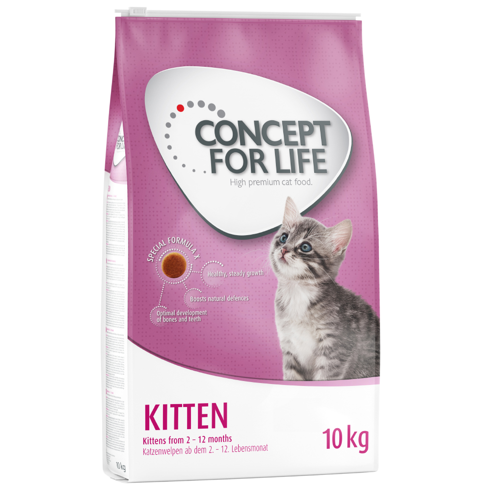 Concept for Life Kitten - Verbesserte Rezeptur! Sparpaket 2 x 10 kg von Concept for Life