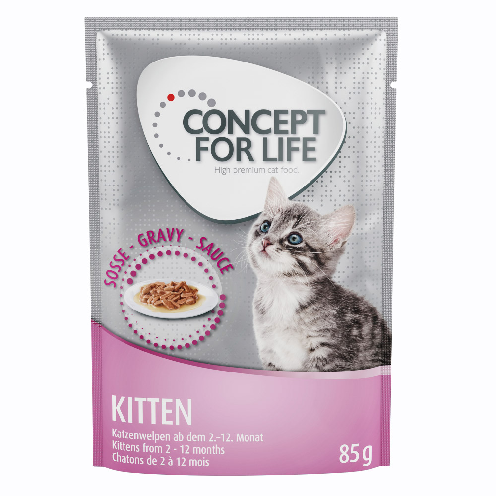 Concept for Life Kitten - in Soße - Sparpaket: 24 x 85 g von Concept for Life