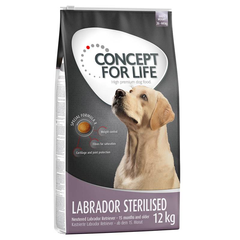 Concept for Life Labrador Sterilised  - Sparpaket: 2 x 12 kg von Concept for Life