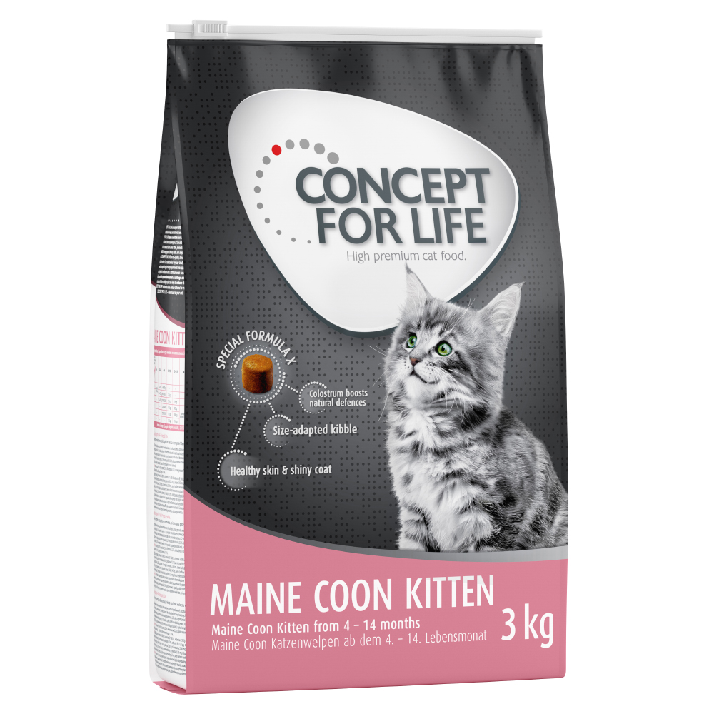 Concept for Life Maine Coon Kitten - Verbesserte Rezeptur! - 3 kg von Concept for Life