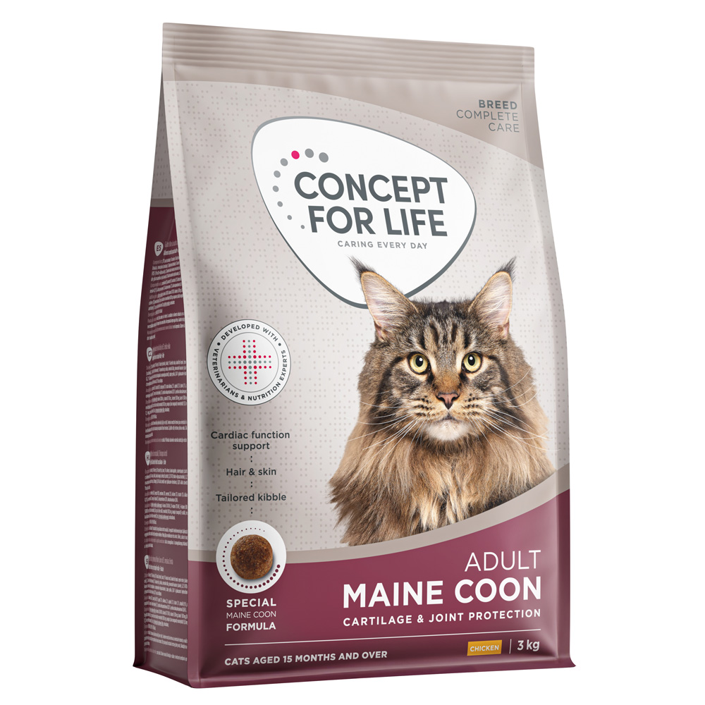 Concept for Life Maine Coon Trockenfutter Adult - NEU: 3 kg von Concept for Life