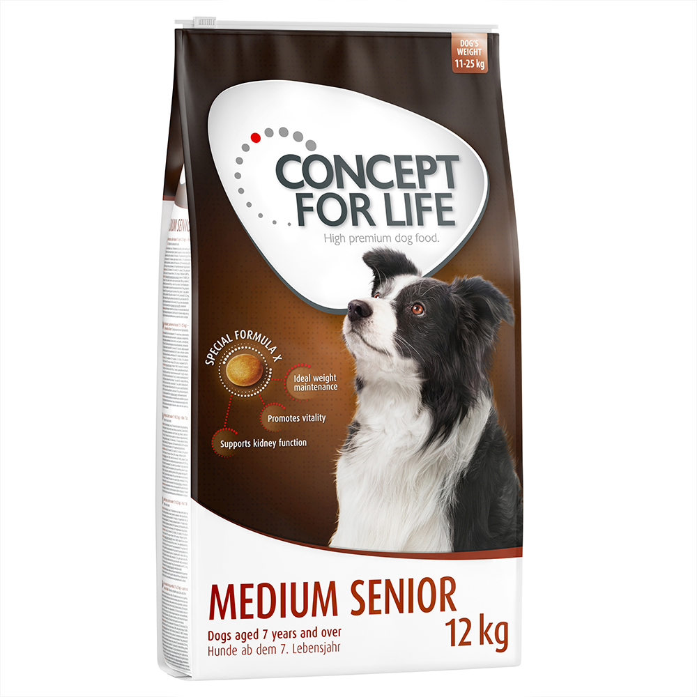Concept for Life Medium Senior - Sparpaket 2 x 12 kg von Concept for Life