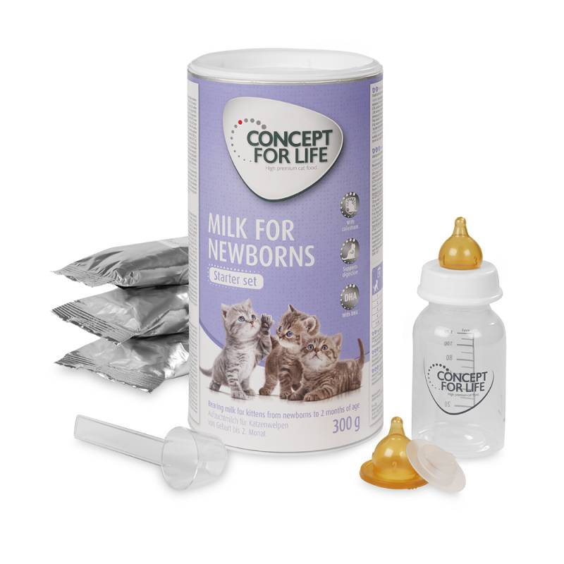 Concept for Life Milk for Newborns - Starterset - 2 x 300 g (6 Beutel à 100 g) von Concept for Life